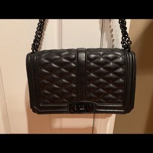 Rebecca Minkoff Chevron Quilted Love Crossbody